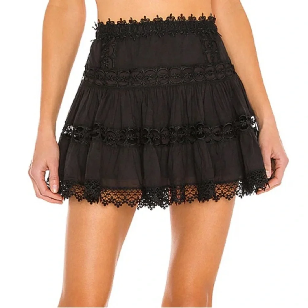 Authentic Charo Ruiz Ibiza Greta Black Mini Skirt
